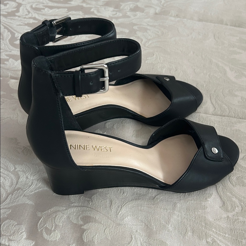 Nine West Wedge Sandals - Picture 2 of 9